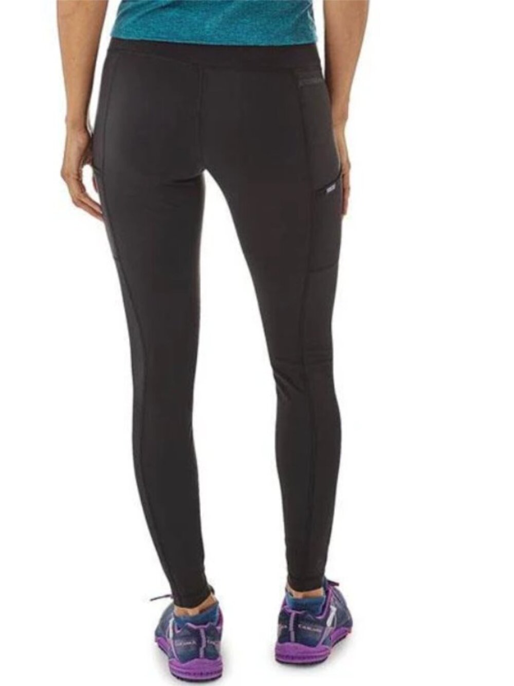 Patagonia black leggings with side pockets size Medium